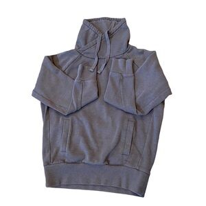 prAna Shawl Neck Sweatshirt, Gray, XS